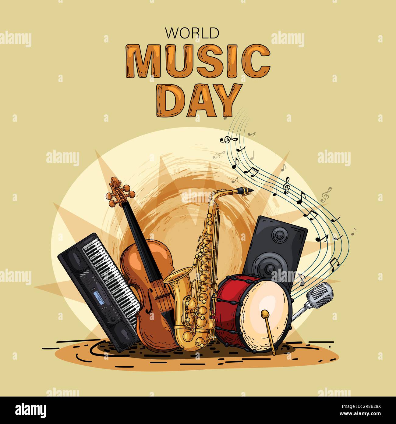 Light of the world, painting Stock Vector Images - Alamy