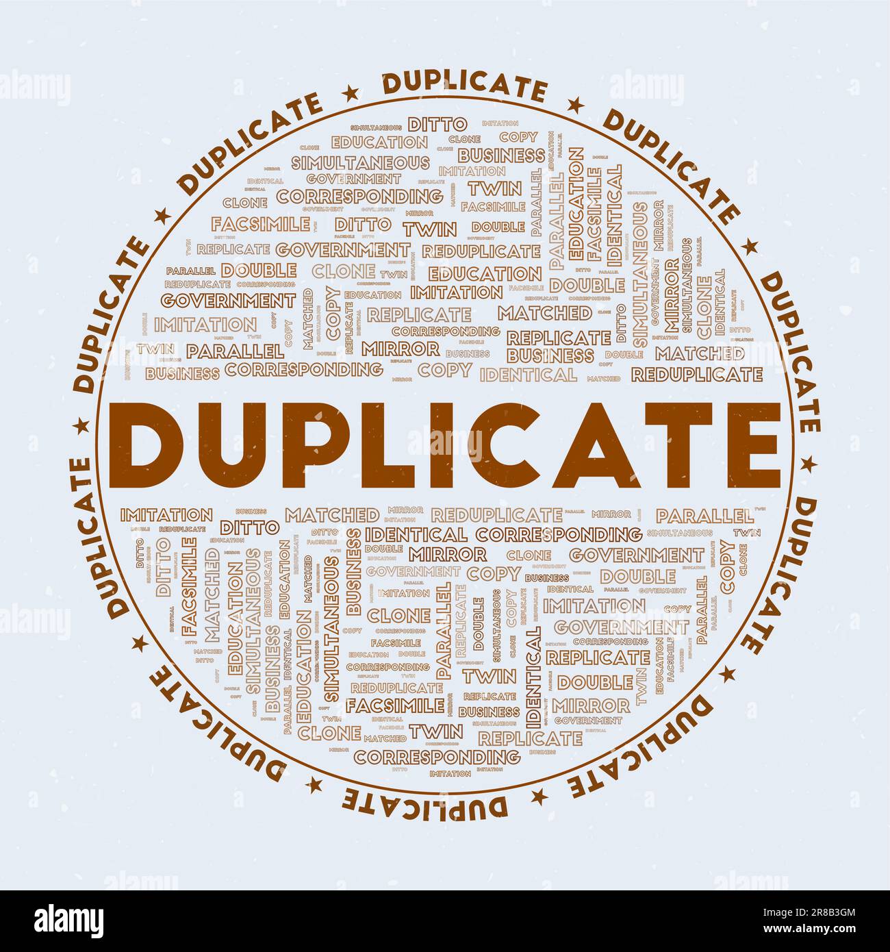 Reduplicate stock vector images alamy