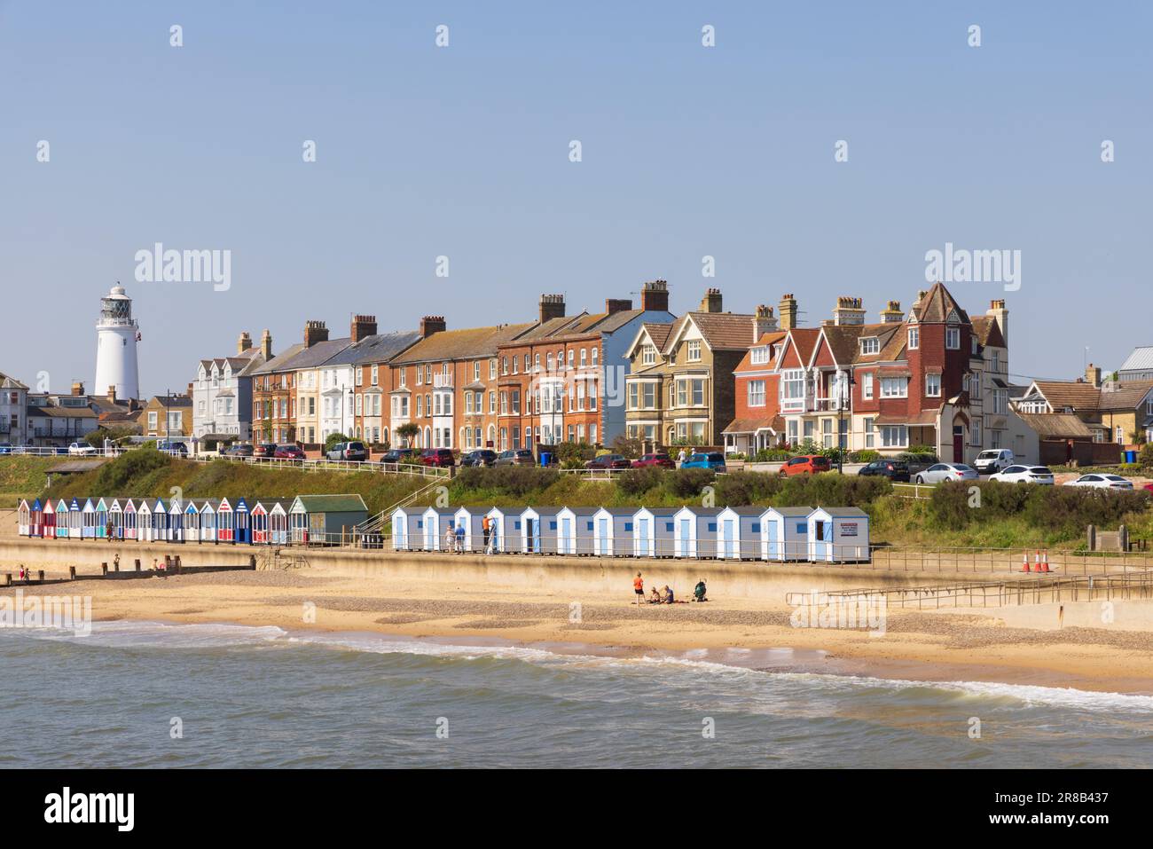 Southwold Suffolk UK June 2023 View Of Southwold Beach Seafront 