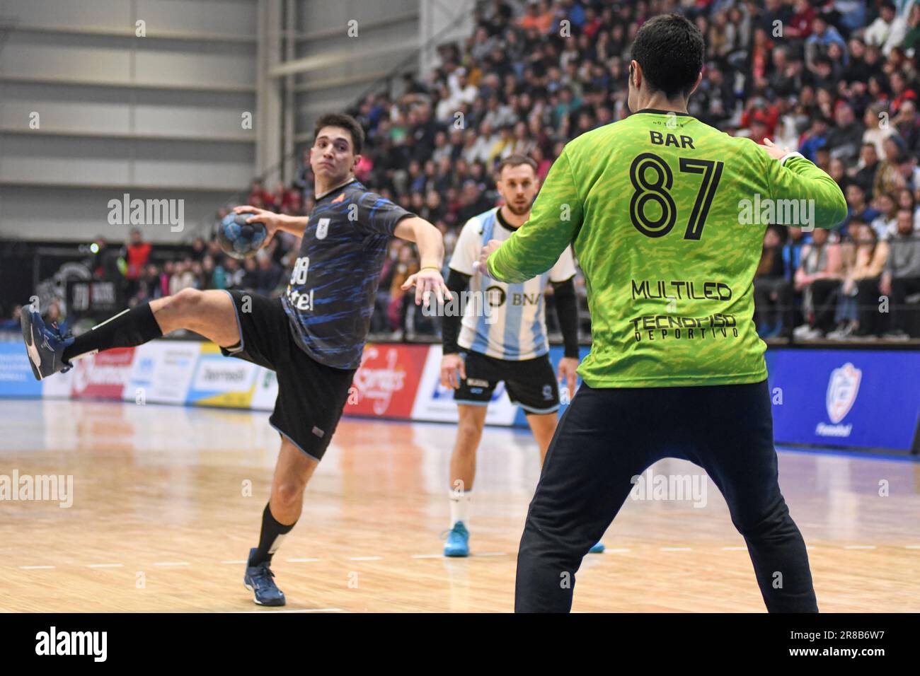 Uruguay vs Argentina). Torneo 4 Naciones. Buenos Aires Stock Photo