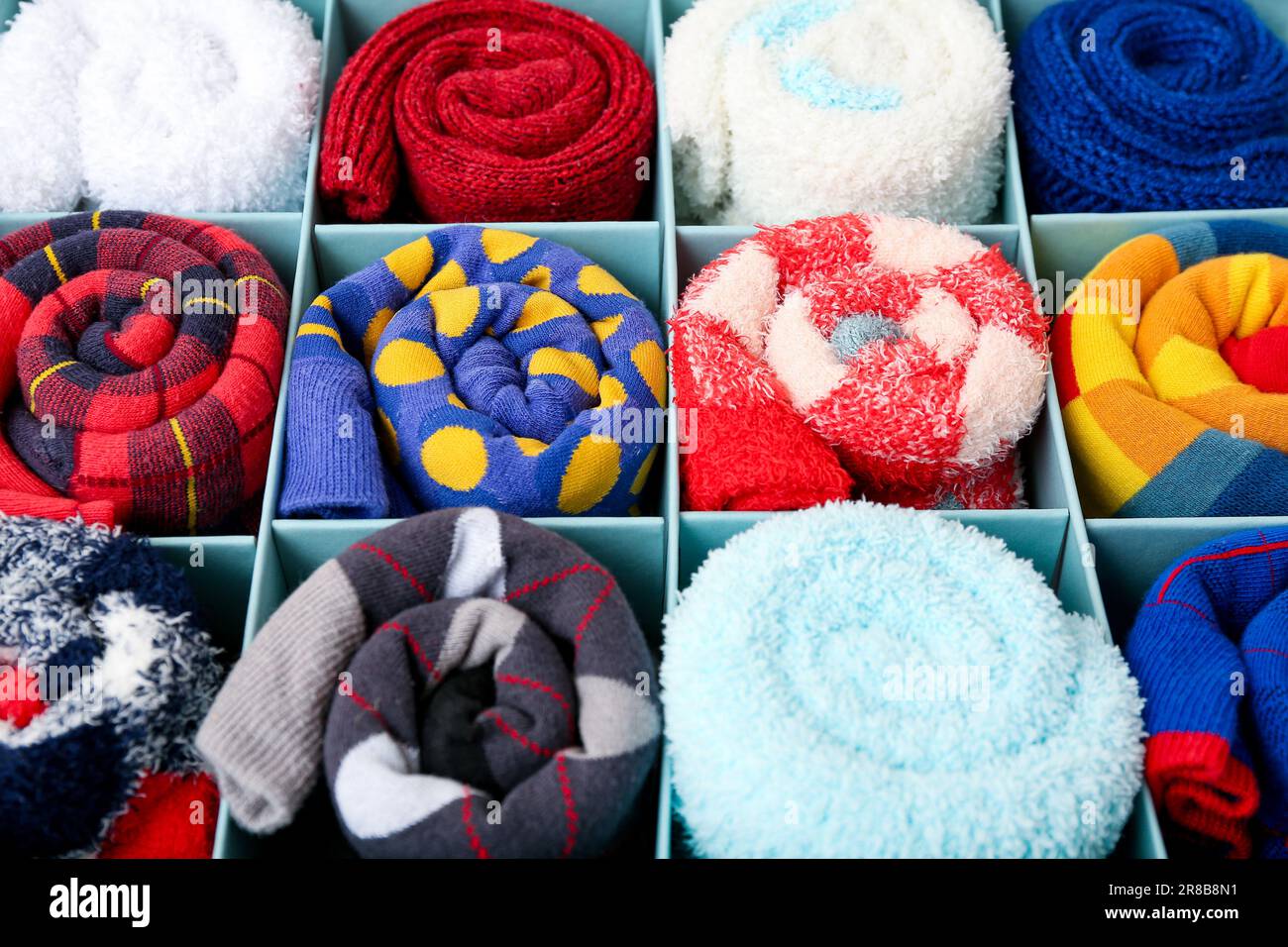 Different many soft socks hi-res stock photography and images - Alamy