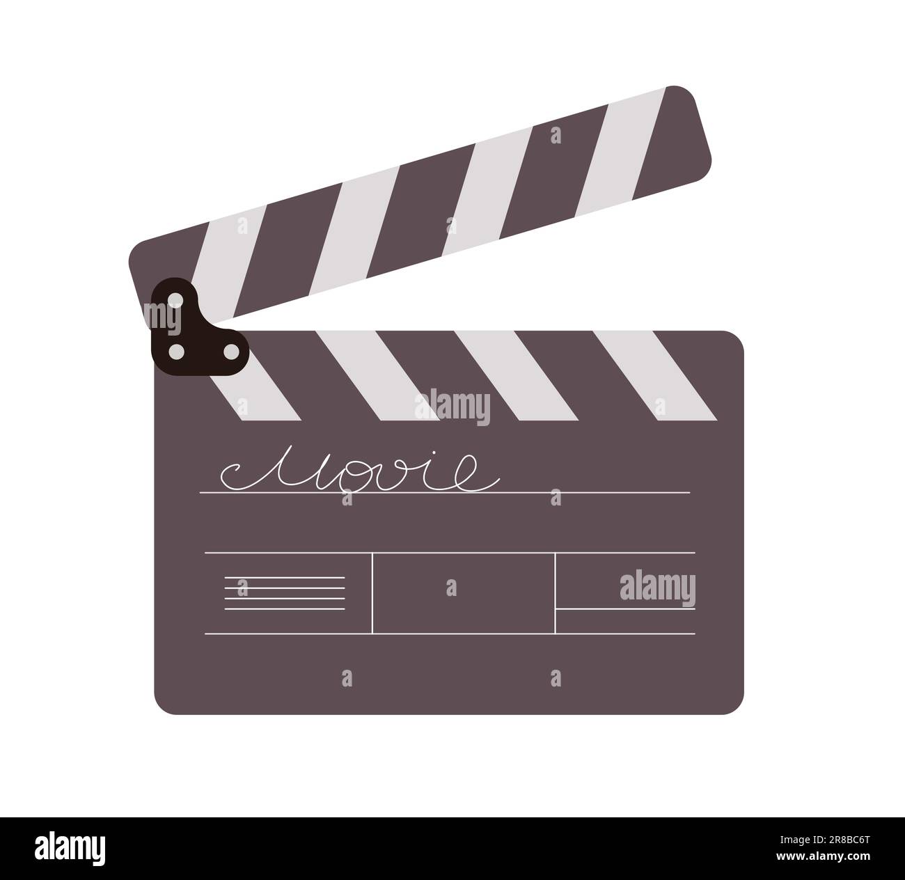 Cinema clapperboard concept Stock Vector Image & Art - Alamy