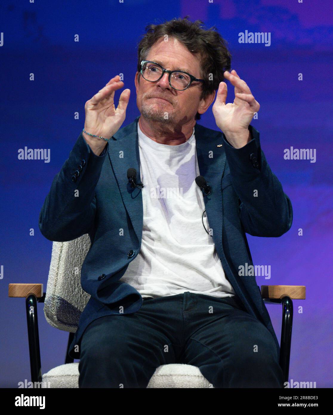 Munich, Germany. 20th June, 2023. Michael J. Fox, actor and founder of ...