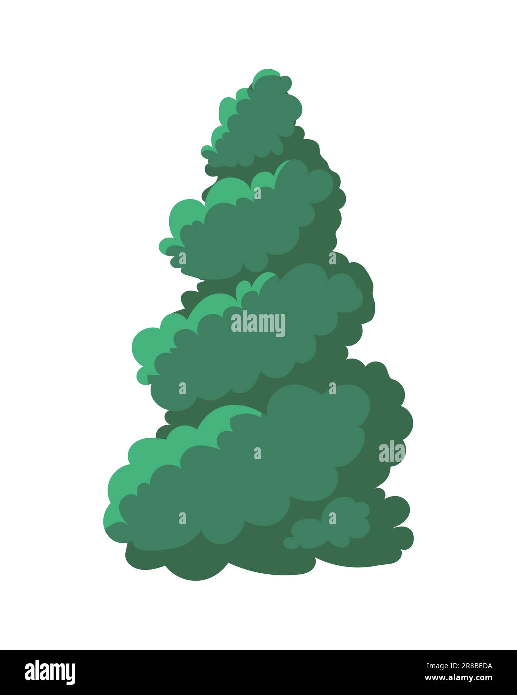 Christmas tree vector illustration Stock Vector Image & Art - Alamy