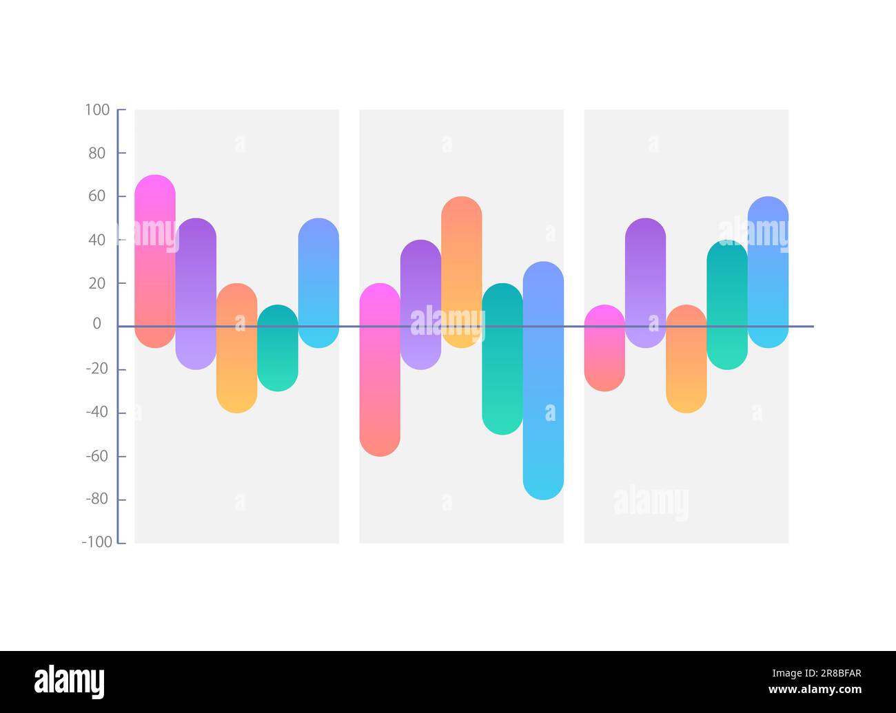 Waterfall infographic chart design template Stock Vector Image & Art ...