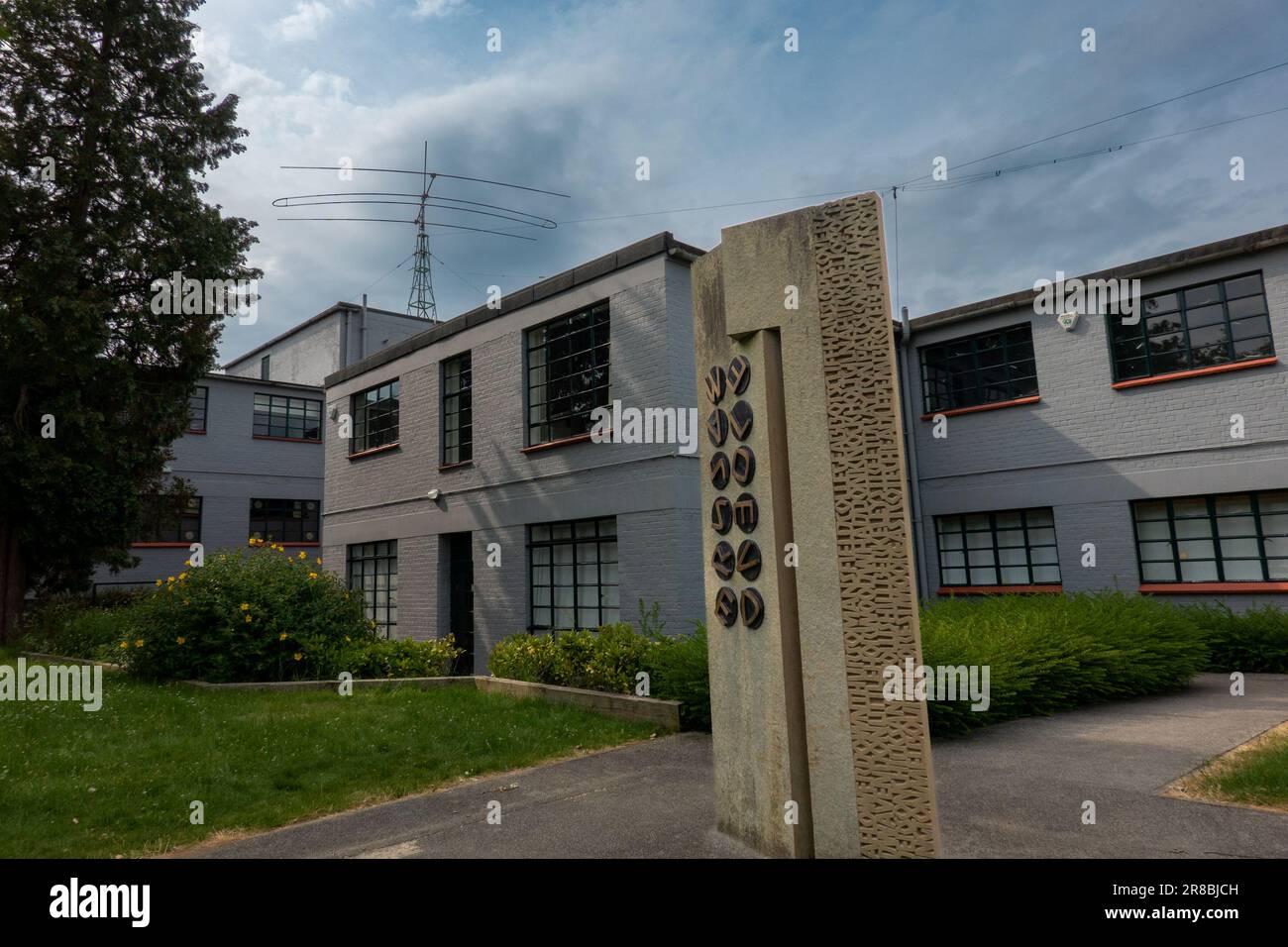 Block B, Bletchley Park Public Memorial Stock Photo - Alamy