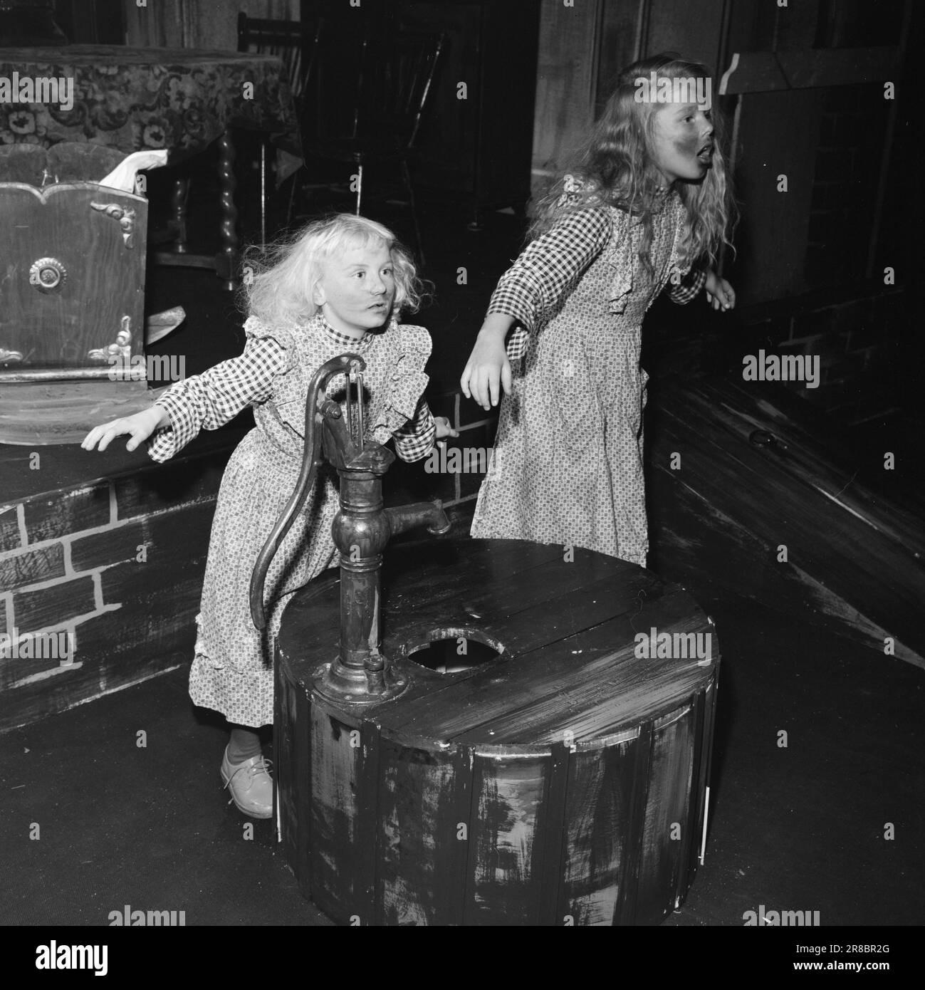 Anne Sullivan And Helen Keller Water Pump