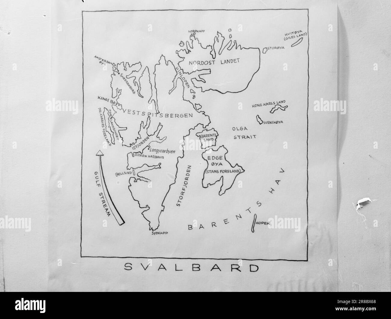 Actual 18-1947: SvalbardNorwegian outpost in the Arctic Ocean Currently visiting Longyearbyen in Svalbard and giving readers a taste of life as a miner or trapper.  Photo: Th. Skotaam / Aktuell / NTB ***PHOTO NOT IMAGE PROCESSED*** Stock Photo