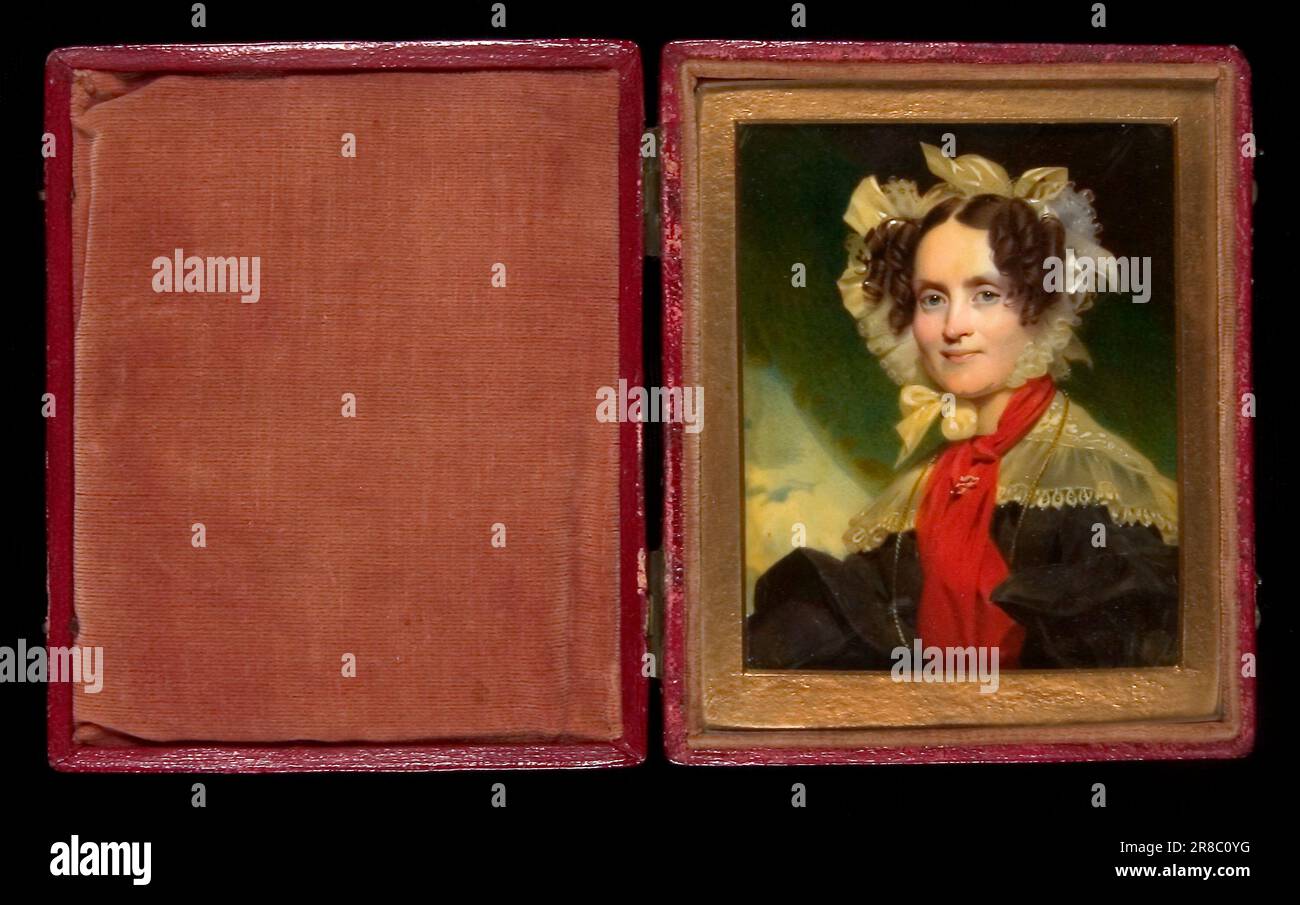 Mrs. Arthur Middleton (Alicia Hopton Russell) ca. 1840 by Henry Brintnell Bounetheau, born Charleston, SC 1797-died Charleston, SC 1877 Stock Photo