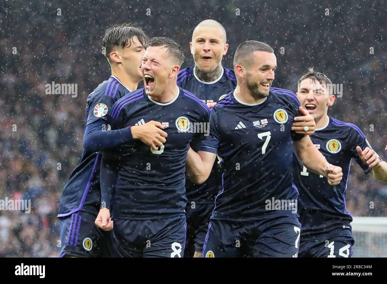 Glasgow, UK. 20th June, 2023. In the European Championship 2024