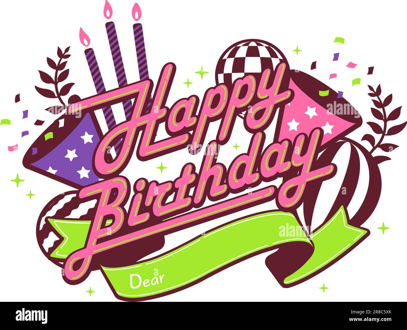 Birthday Invitation Stock Illustrations – 619,737 Birthday