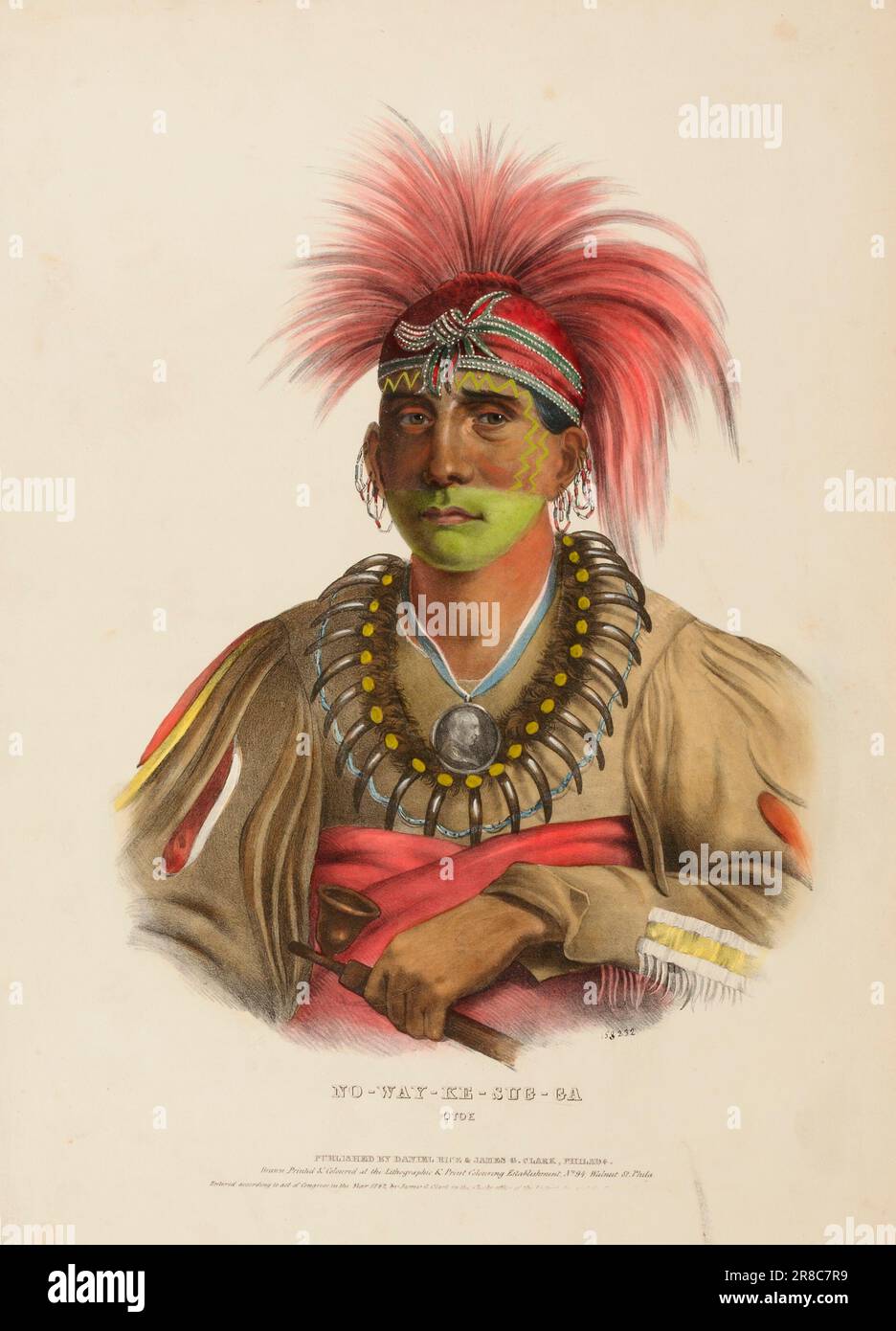 NOWAYKESUGGA. OTOE., from History of the Indian Tribes of North