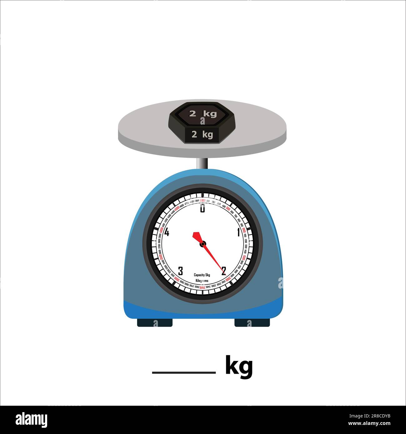 Weight Balance Scale 2kg Weight Stone And Apples Equal Balance Measuring  Vector Illustration Balance Measure Symbol Icon Isolated On White  Background Stock Illustration - Download Image Now - iStock