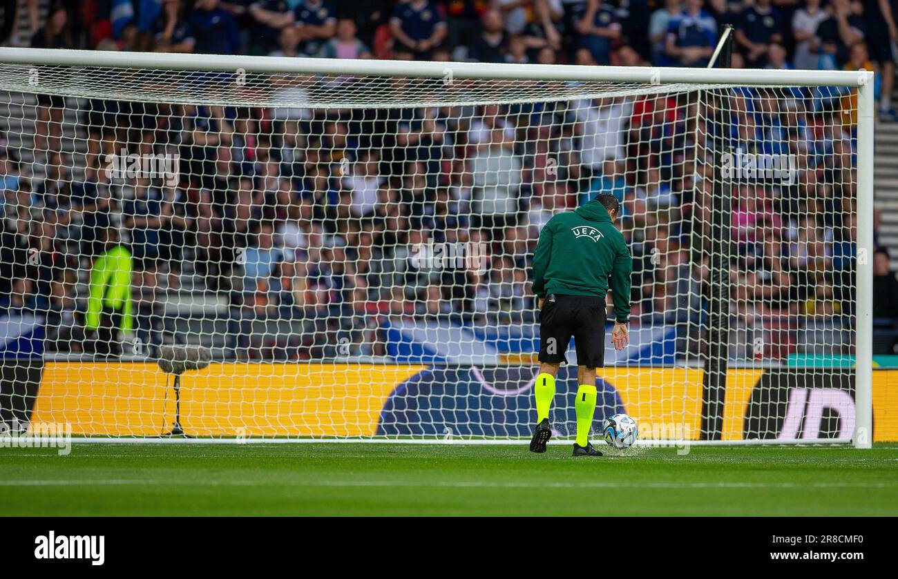 20th June 2023; Hampden Park, Glasgow, Scotland: Euro 2024 Qualifier ...