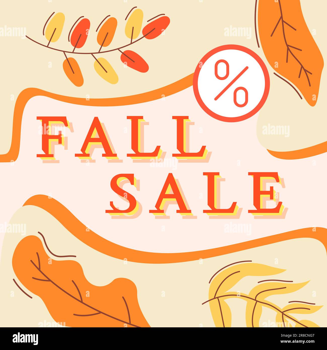 Fall sale colorful promotion banner Stock Vector Image & Art Alamy