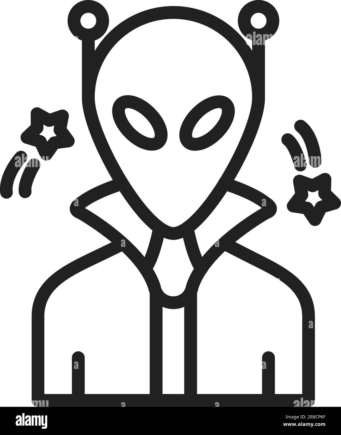 Space alien science Black and White Stock Photos & Images - Alamy