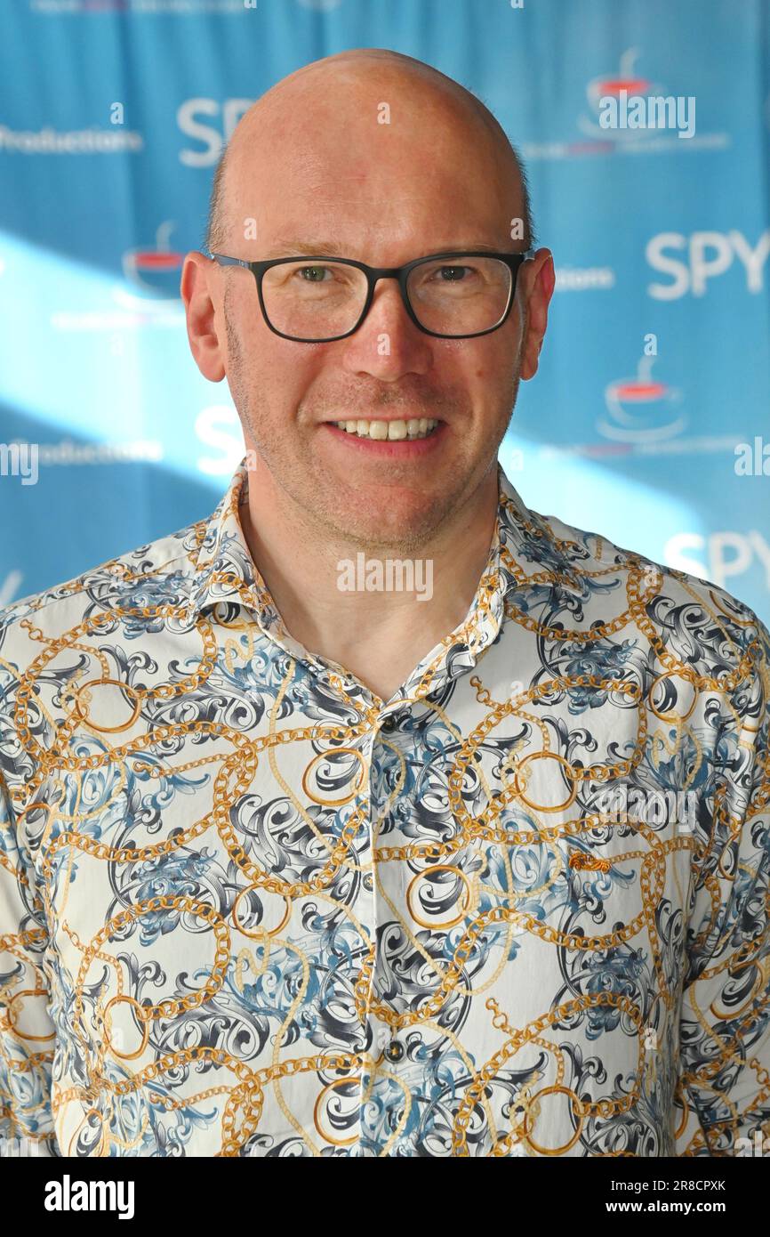 London, UK. 20th June, 2023. Alex Macqueen attends the Press night - Spy For Spy at Riverside Studios London, UK. Credit: See Li/Picture Capital/Alamy Live News Stock Photo