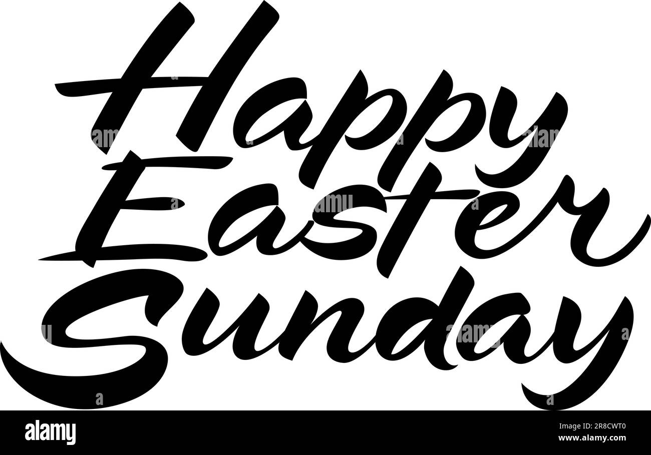 Handwriting text happy easter Black and White Stock Photos & Images - Alamy
