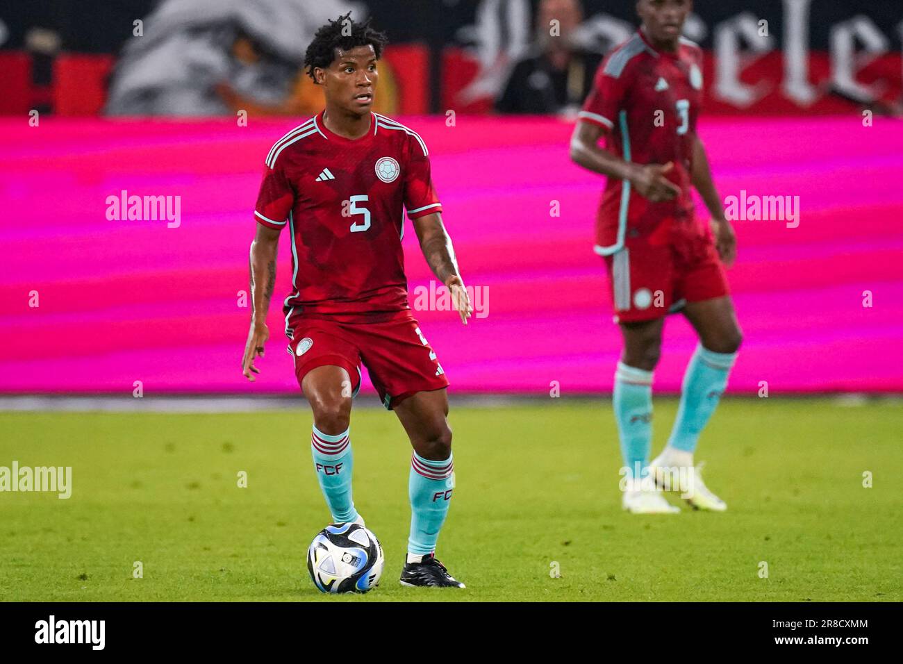 Gelsenkirchen, Germany. 20th June, 2023. GELSENKIRCHEN, GERMANY - JUNE 20: Wilmar Barrios of Colombia during the International Friendly match between Germany and Colombia at the Veltins-Arena on June 20, 2023 in Gelsenkirchen, Germany (Photo by Joris Verwijst/Orange Pictures) Credit: Orange Pics BV/Alamy Live News Stock Photo