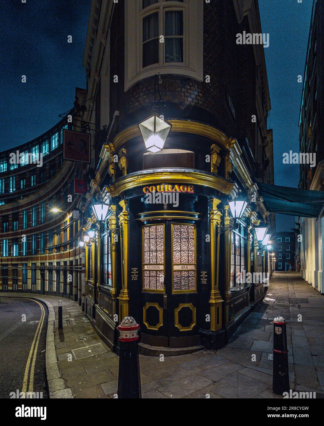 Exterior of the Cockpit pub in St Andrew's Hill, London, UK Stock Photo