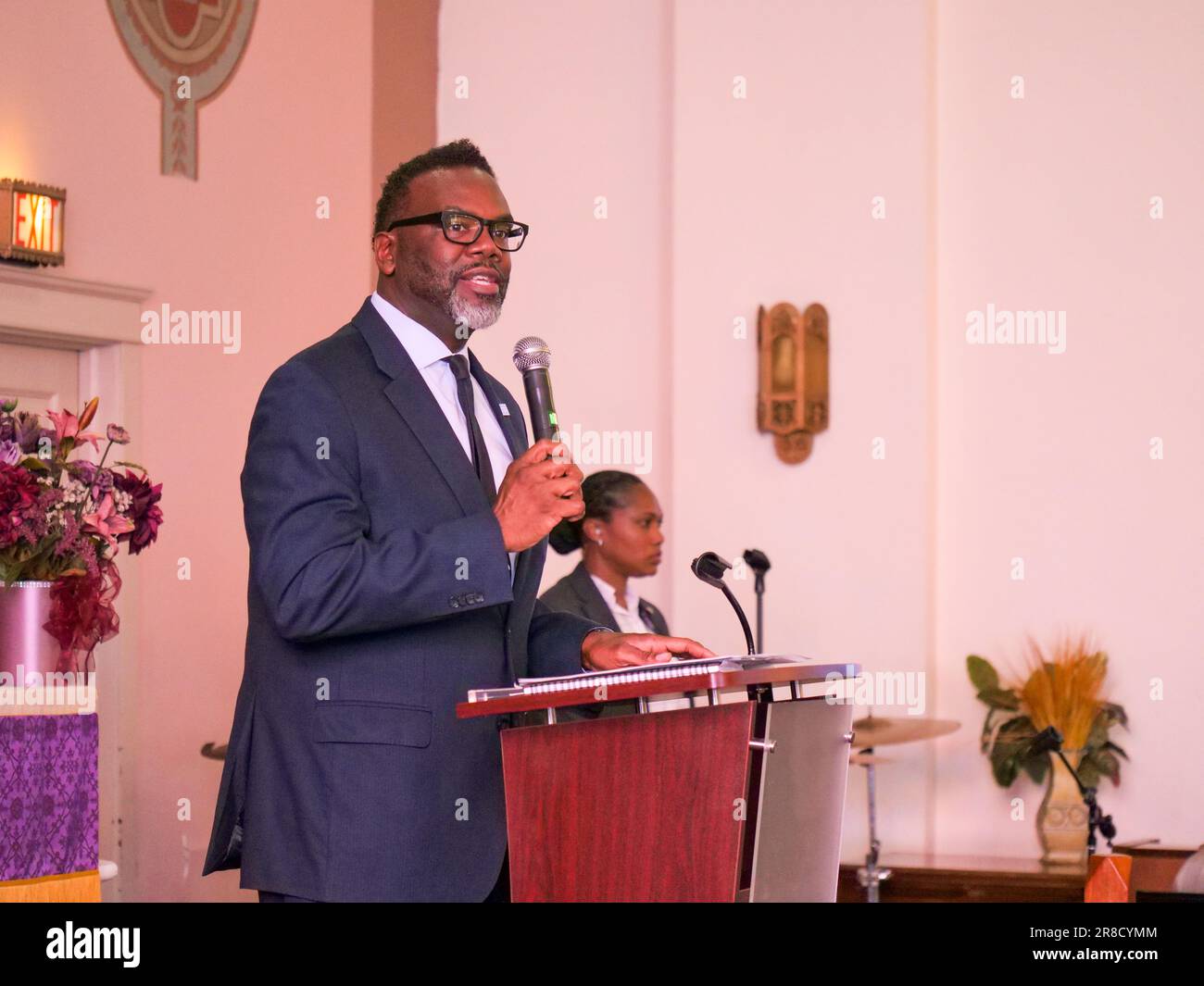 Chicago, Illinois, USA. 20th May 2023 Newly elected Chicago Mayor