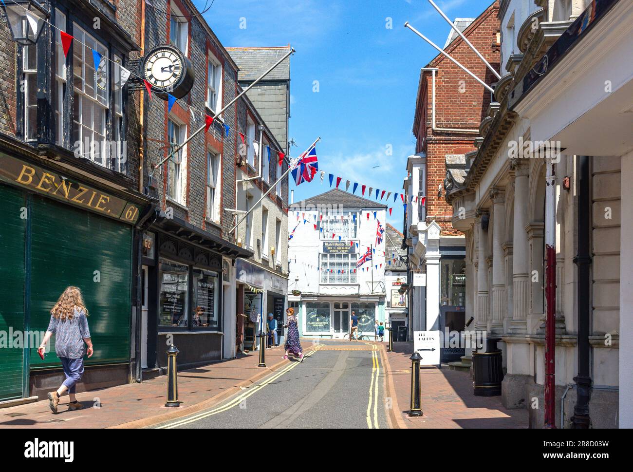 High Street, Cowes, Isle of Wight, England, United Kingdom Stock Photo