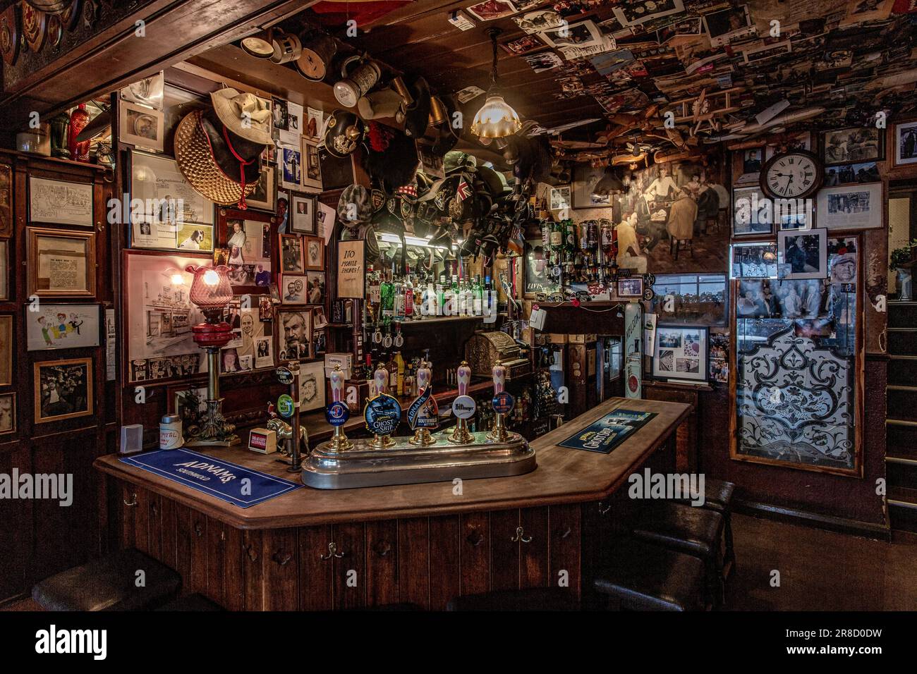 The Nags Head pub in Belgravia, London run by landlord Kevin Moran Stock Photo