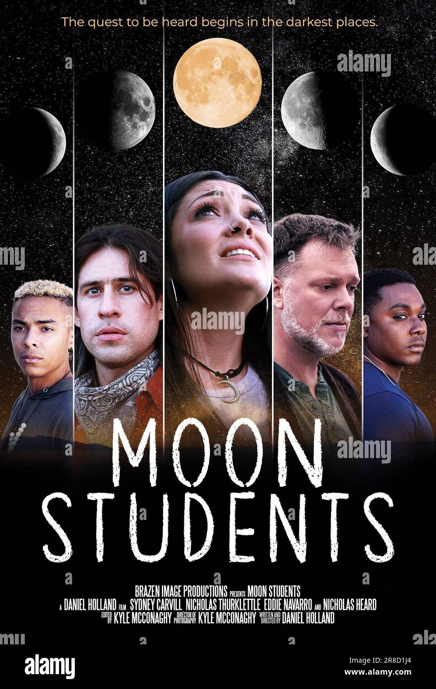 MOON STUDENTS, poster, from left B.A. Tobin, Eddie Navarro, Sydney