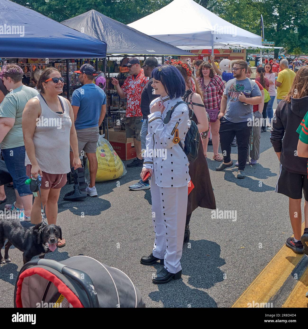 Cosplayers at the Dover Comic Con, Dover, Delaware USA 2023 Stock Photo