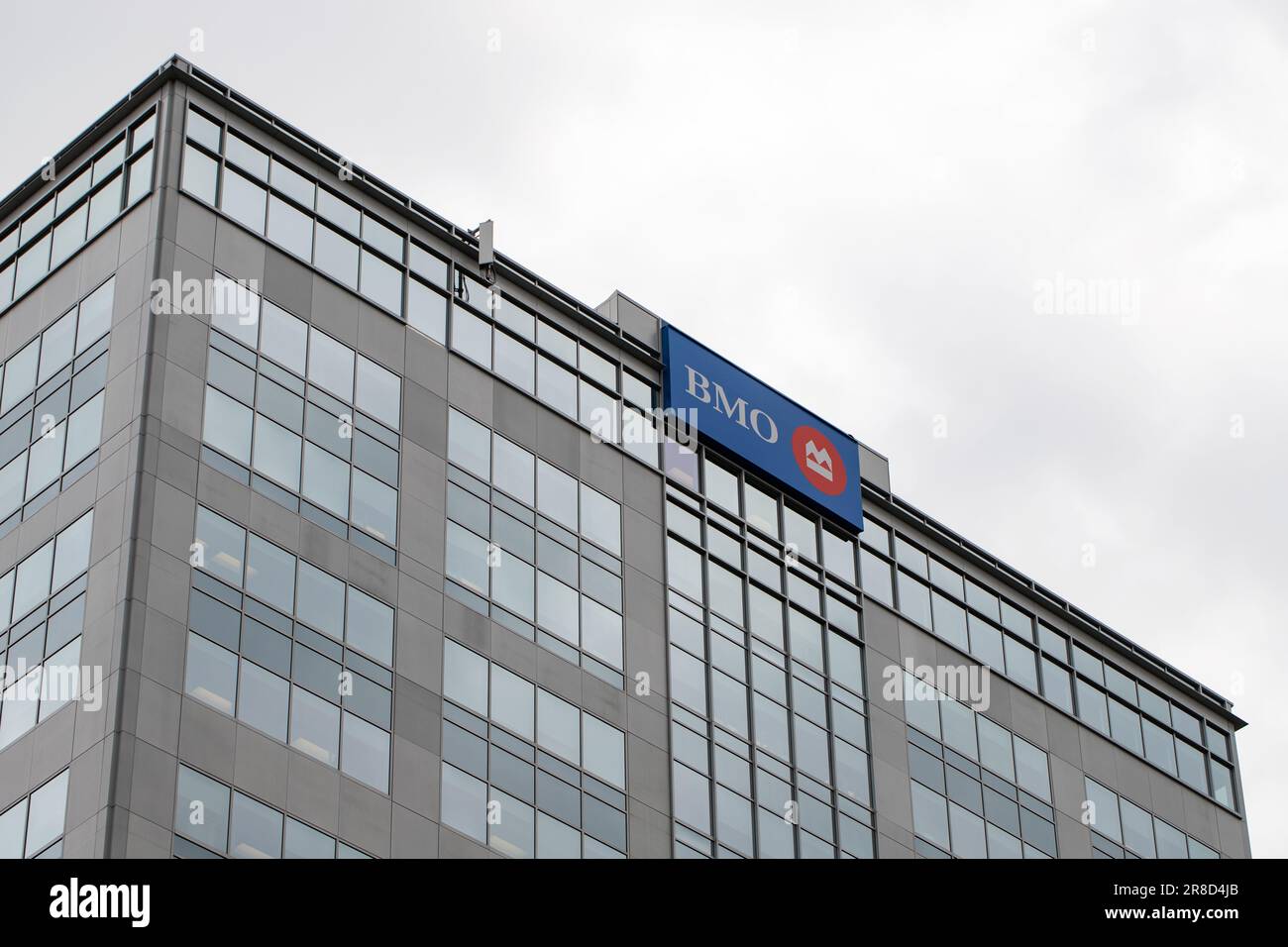 Ottawa, Canada - May 19, 2023: BMO, Bank of Montreal building in Canada Stock Photo