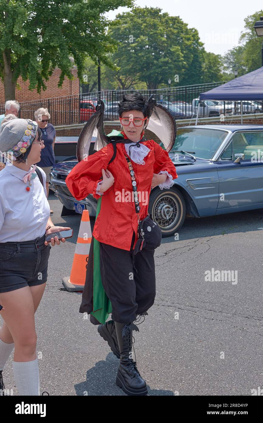 Cosplayers at the Dover Comic Con, Dover, Delaware USA 2023 Stock Photo