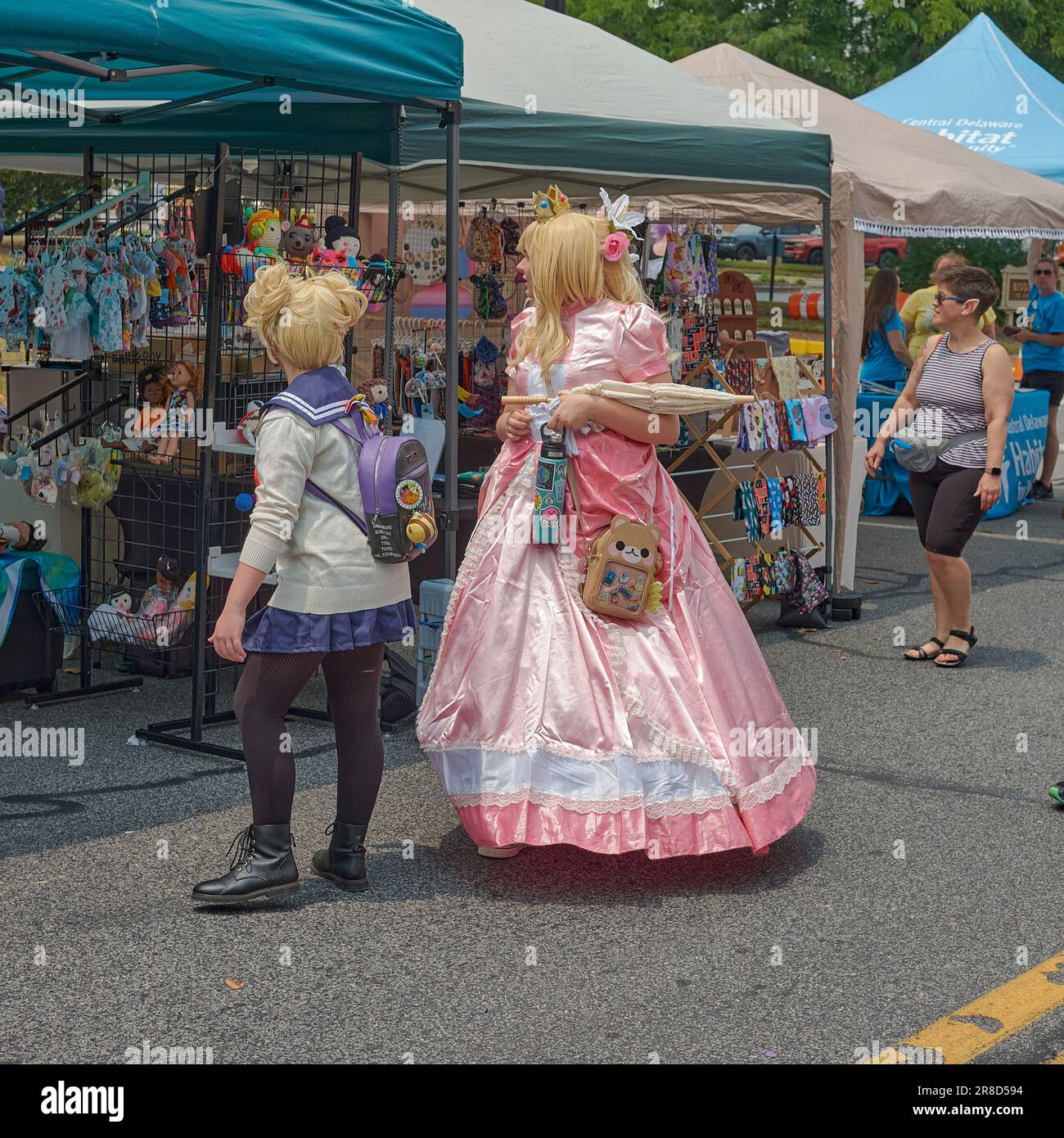 Cosplayers at the Dover Comic Con, Dover, Delaware USA 2023 Stock Photo