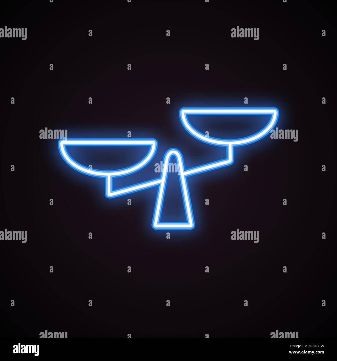 Neon scales icon Stock Vector Image & Art Alamy