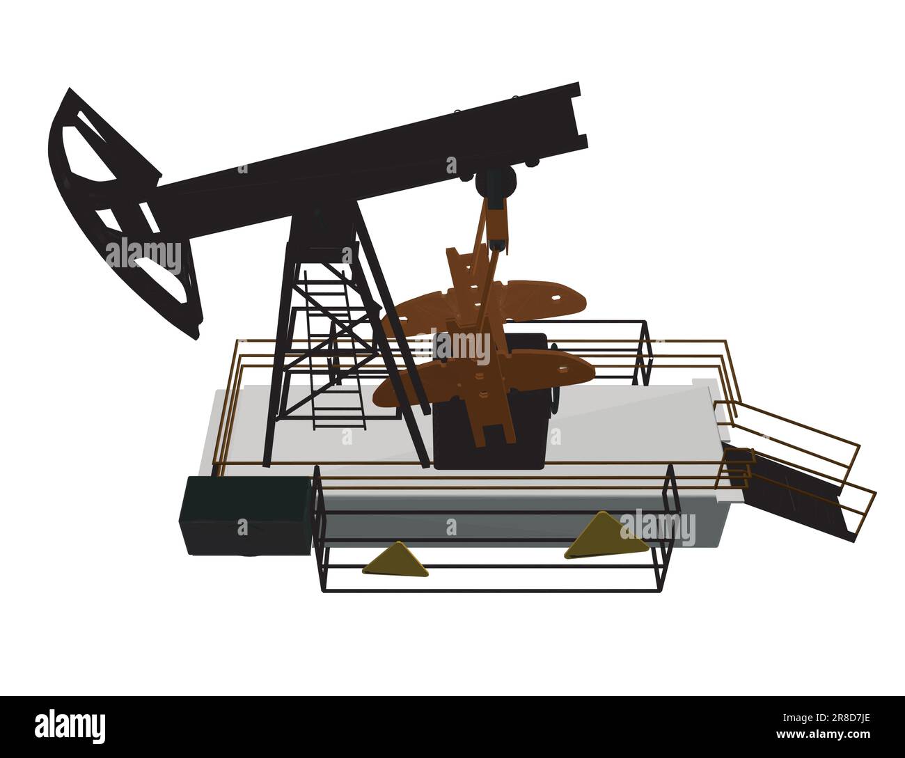 Oil Pump Vector