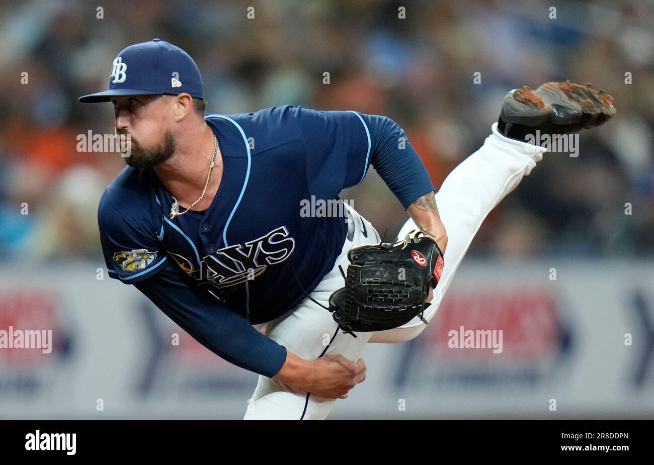 Tampa Bay Rays relief pitcher Shawn Armstrong against the Baltimore