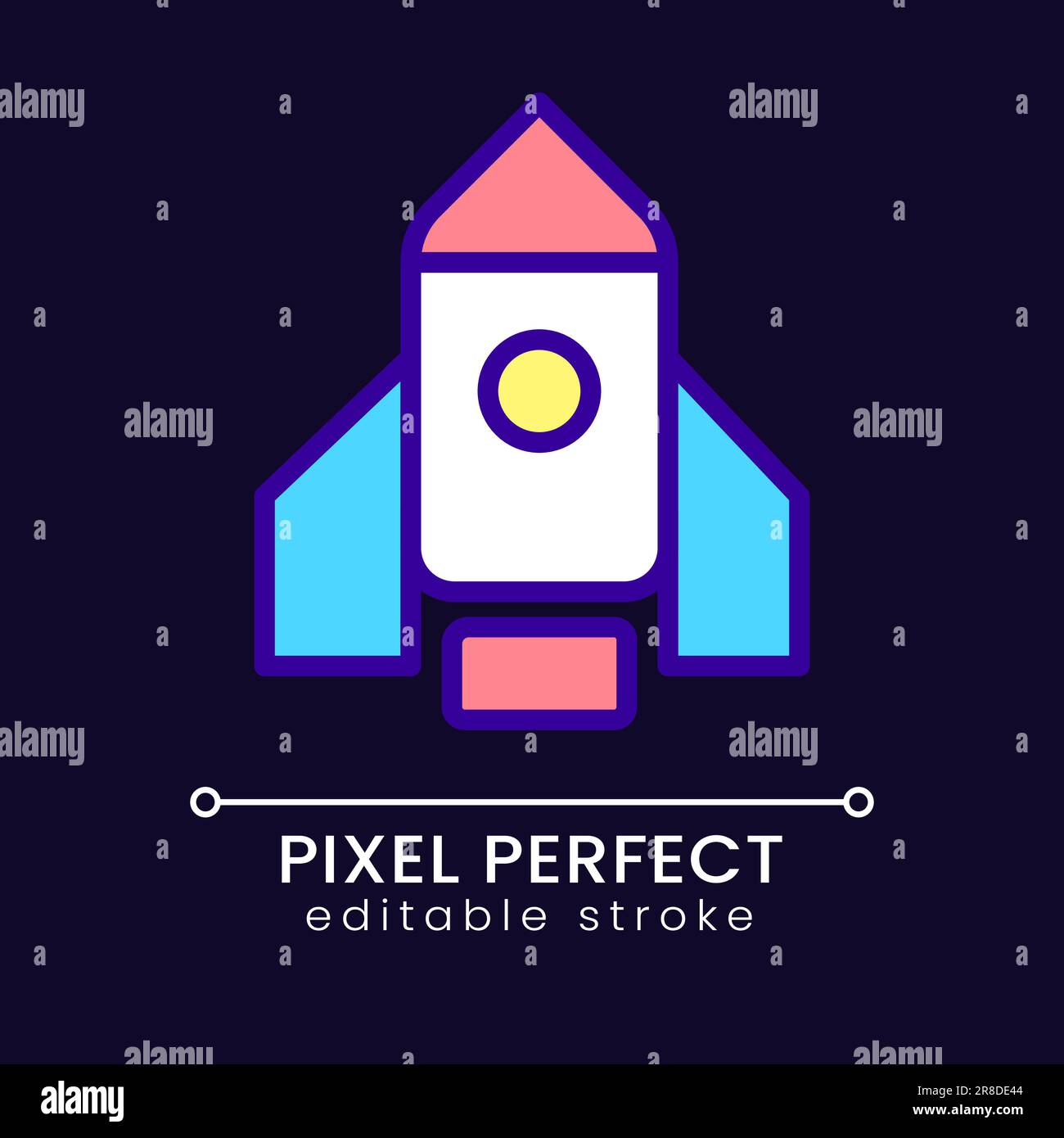 Space rocket dark theme hi-res stock photography and images - Alamy