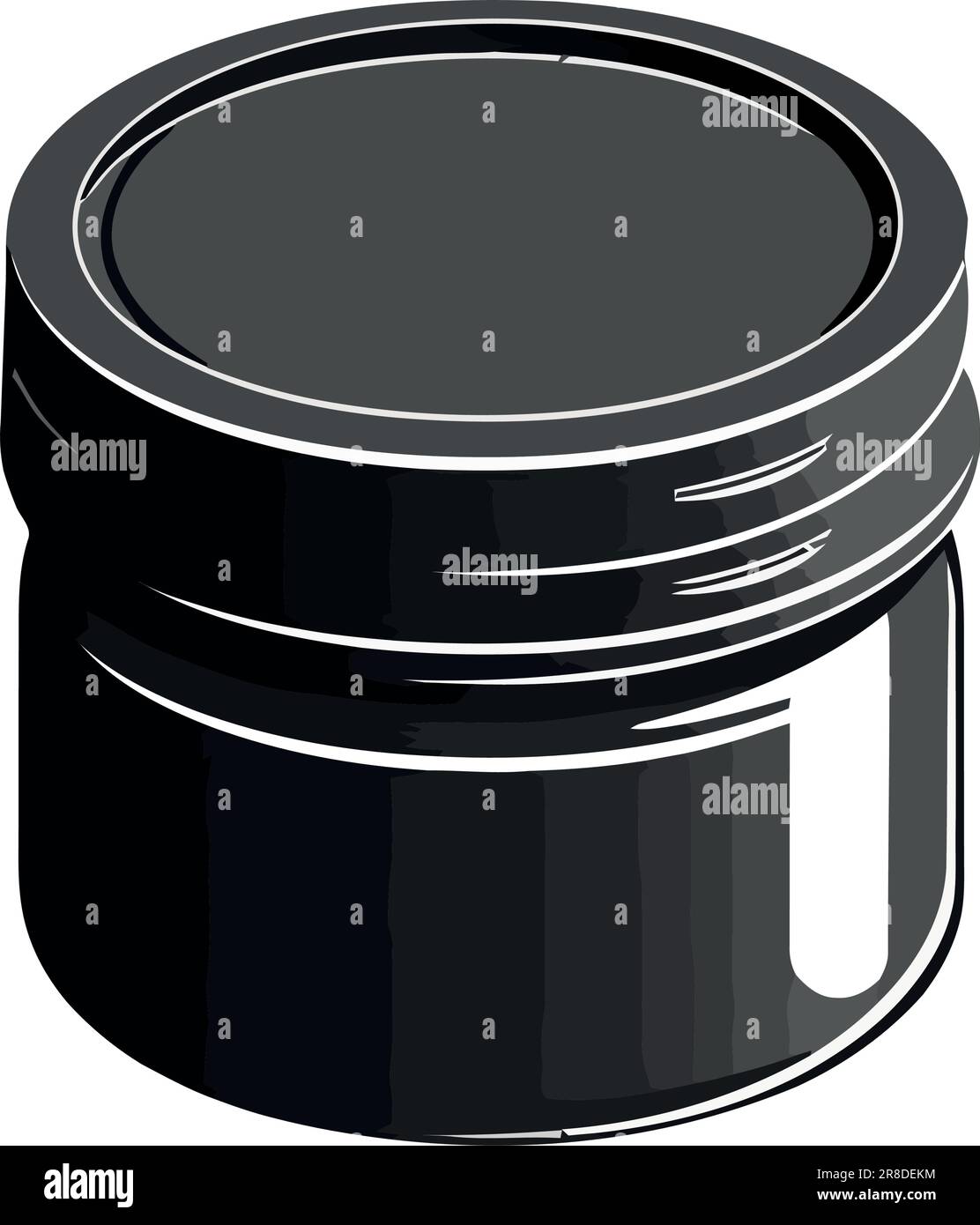 black plastic container template Stock Vector Image & Art - Alamy