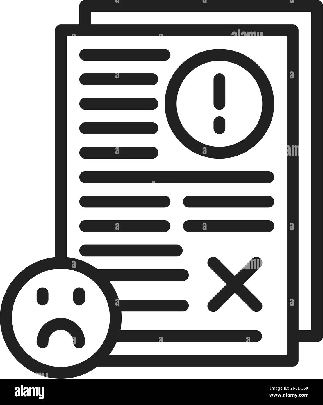 Bad feedback icon image hi-res stock photography and images - Alamy