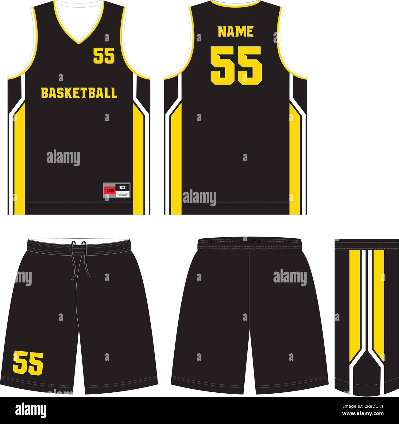 Basketball uniform Custom Design mock ups templates design for