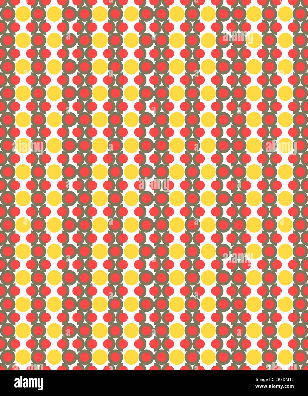seamless background with geometric pattern in retro vintage style Stock ...
