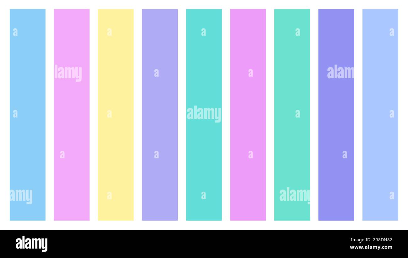 Holographic color palette swatches, 16x9 L vector setup Stock Vector Image  & Art - Alamy