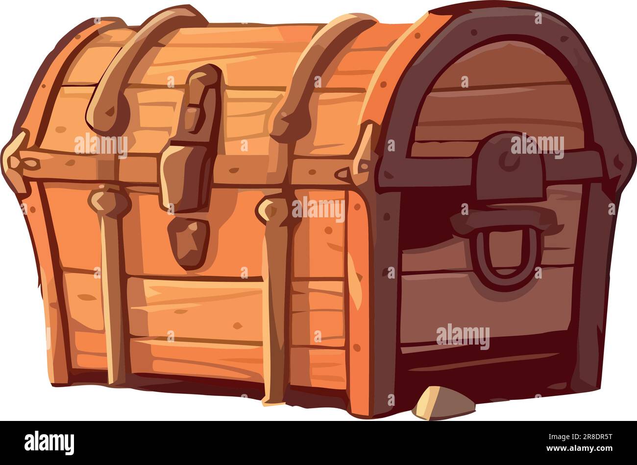 Antique treasure chest Stock Vector Image & Art - Alamy