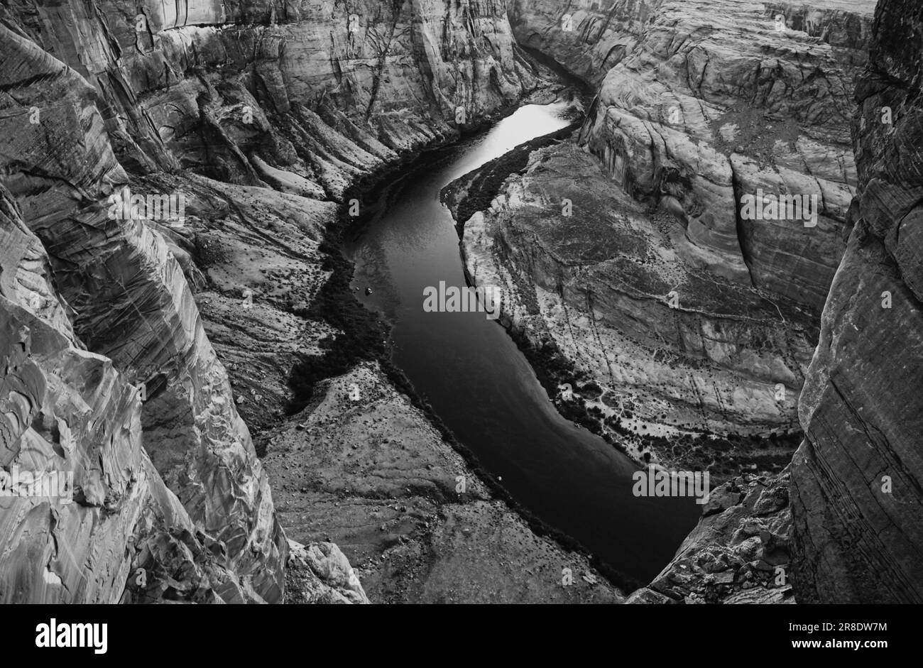 Grand canyon, Glen Canyon, Arizona. Red rock canyon desert Stock Photo