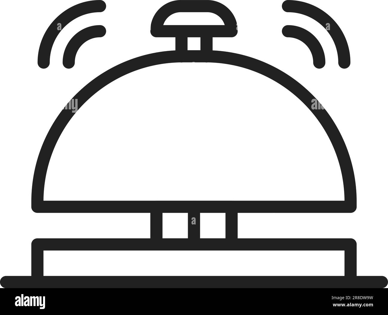 Desk Bell Icon Image Stock Vector Image & Art - Alamy