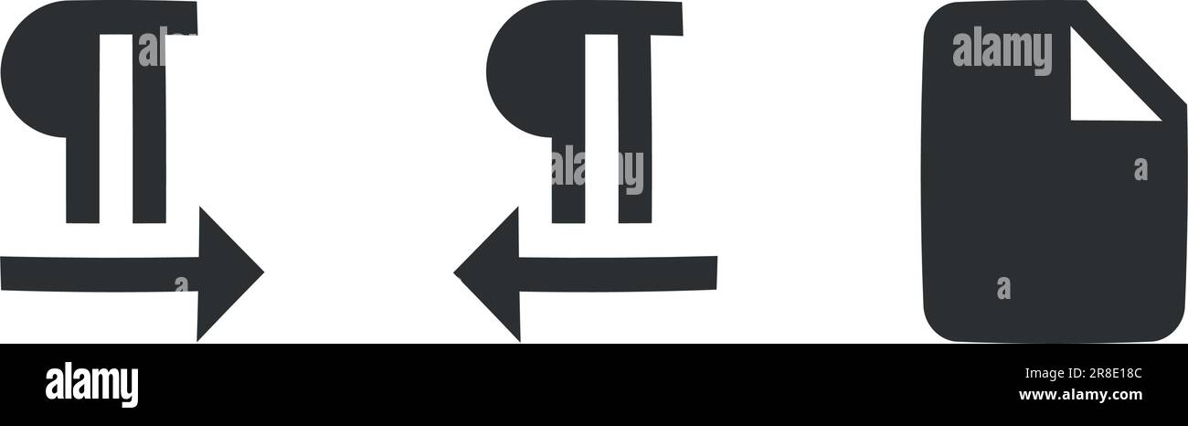 Set of 3 icons Editor. Modern thin line icons. modern trend in the ...