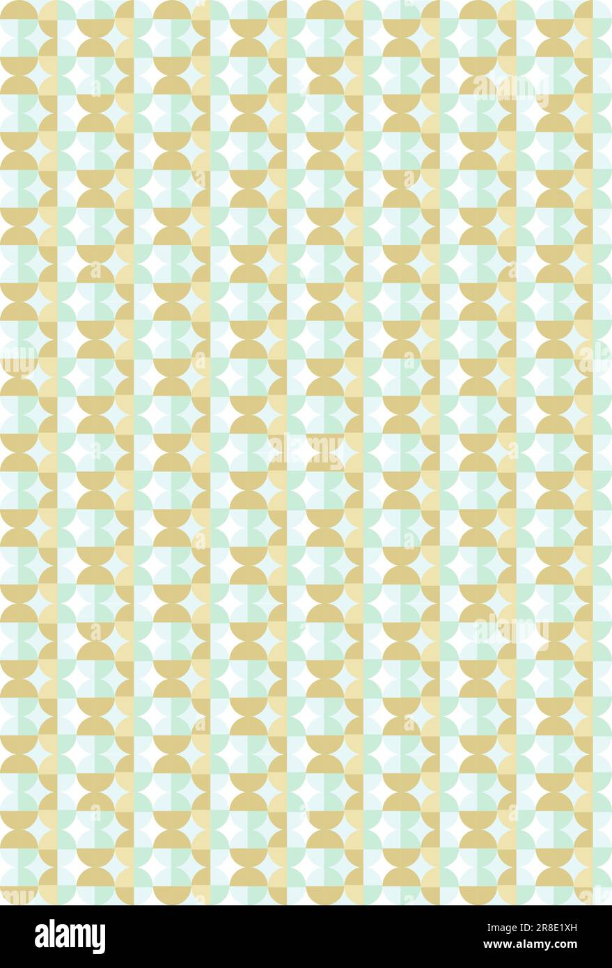 seamless background with geometric pattern in retro vintage style Stock ...
