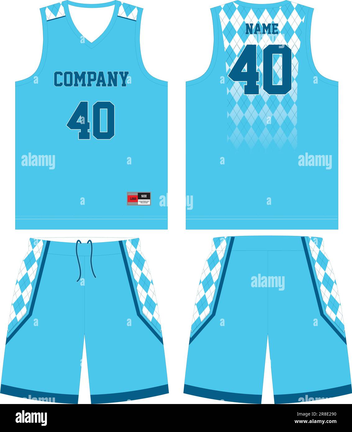 Basketball Hoodie T-shirt Design Uniform Set of Kit. Custom Design