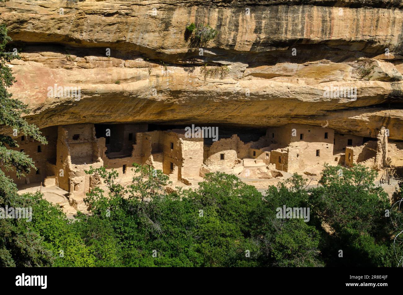 Cliff dwellings in Mesa Verde National Parks, Colorado, USA Stock Photo ...