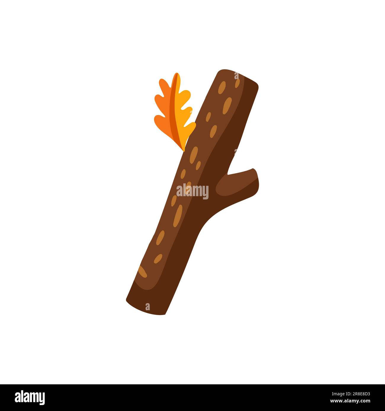 Stop punctuation mark, quotation autumn font sign oak tree branch with ...