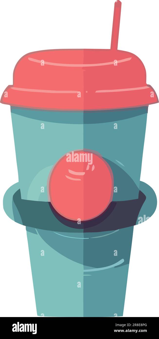 Plastic container drink over white Stock Vector Image & Art Alamy